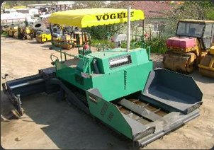 Vögele finişer, asfalt serim makinesi